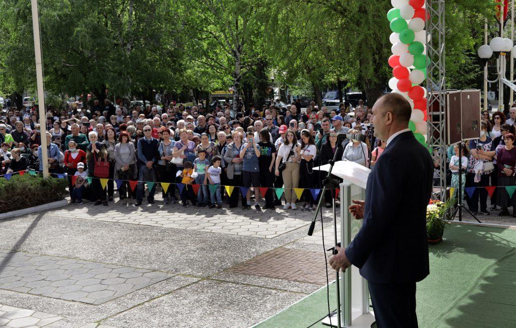 Президент Румен Радев в Първомай