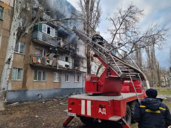 Разрушения в Николаев