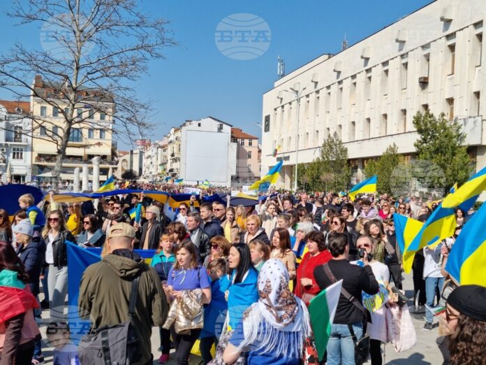 Протест срещу войната в Украйна