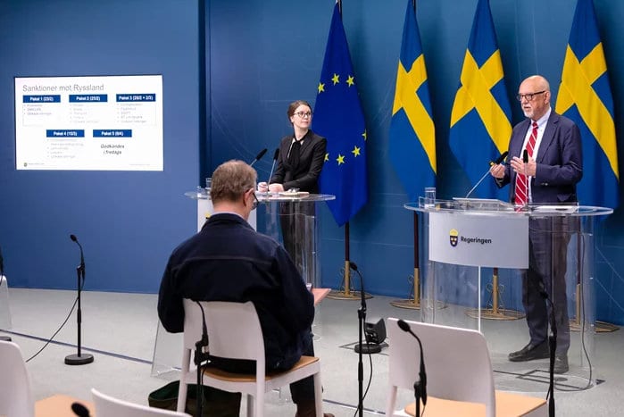 Днес шведското правителство обяви 16-ия си пакет военна помощ за