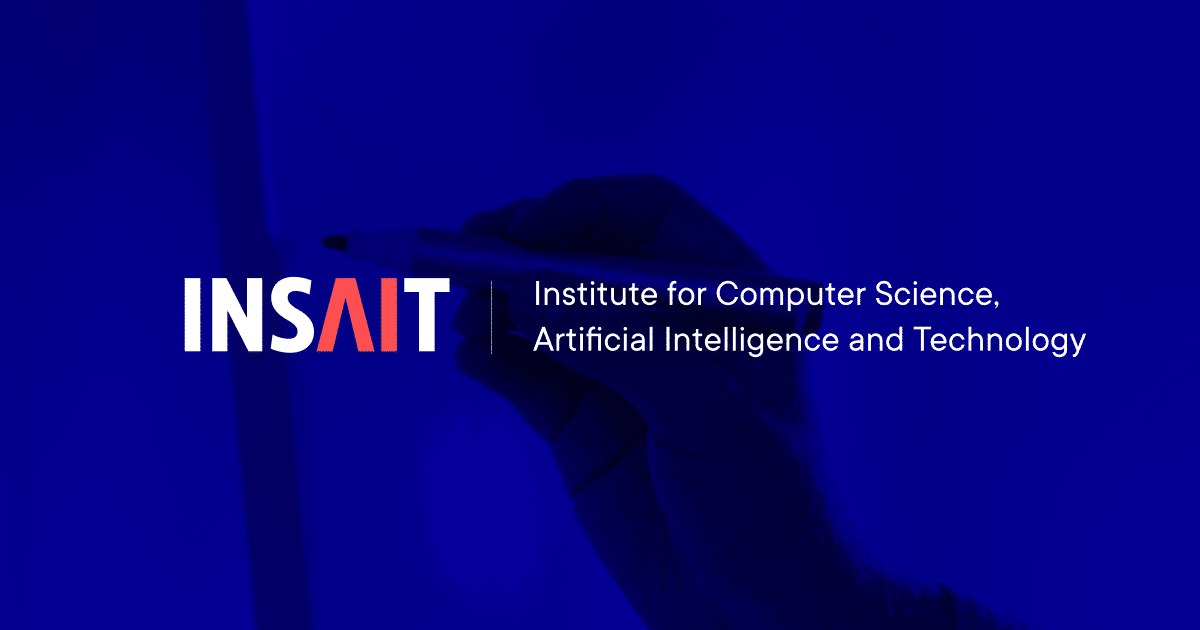 Институтът за компютърни науки изкуствен интелект и технологии INSAIT към