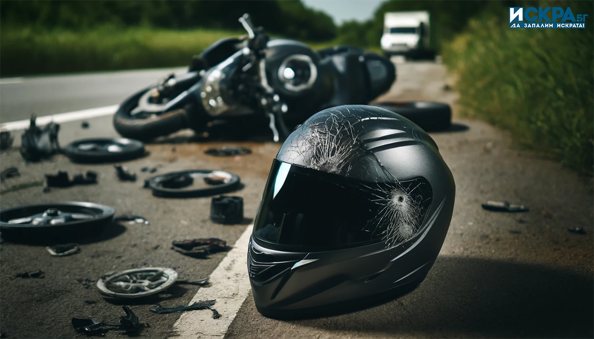 Моторист е загинал при зрелищна катастрофа в козлодуйското село Гложене Инцидентът