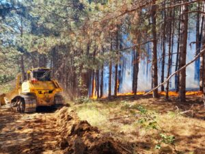 Гасенето на пожара, Свиленград