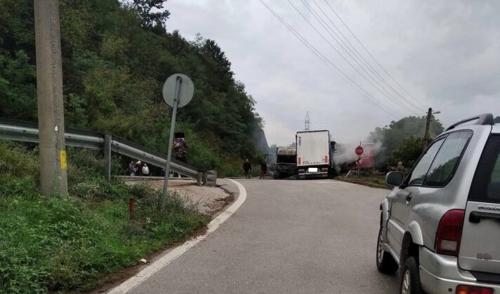 Катастрофа между тирове край Въглевци, Област Велико Търново