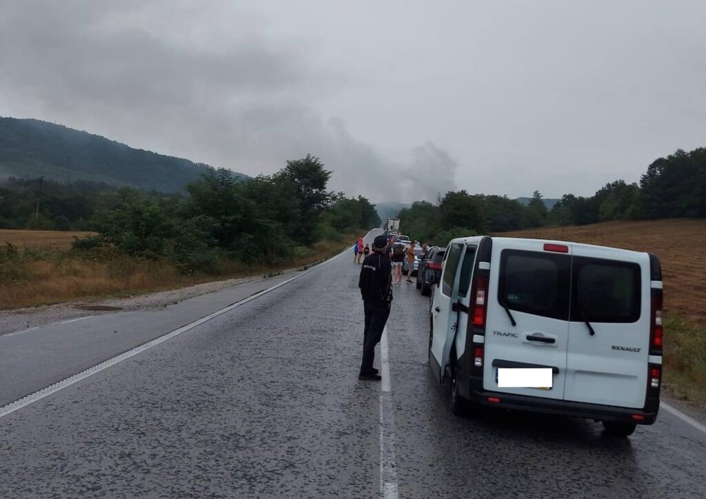 Катастрофа между тирове край Въглевци, Област Велико Търново