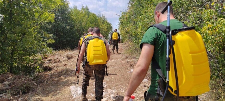 Пожар край село отец Паисиево, област Пловдив