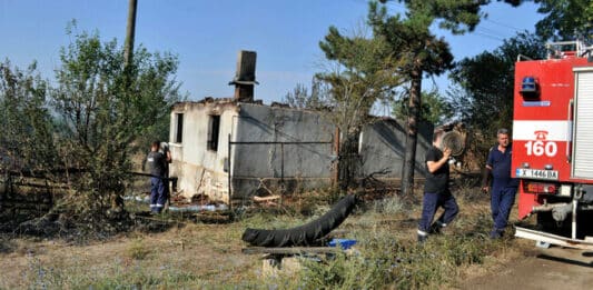 Пожарът във Воден