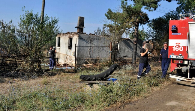 Пожарът във Воден