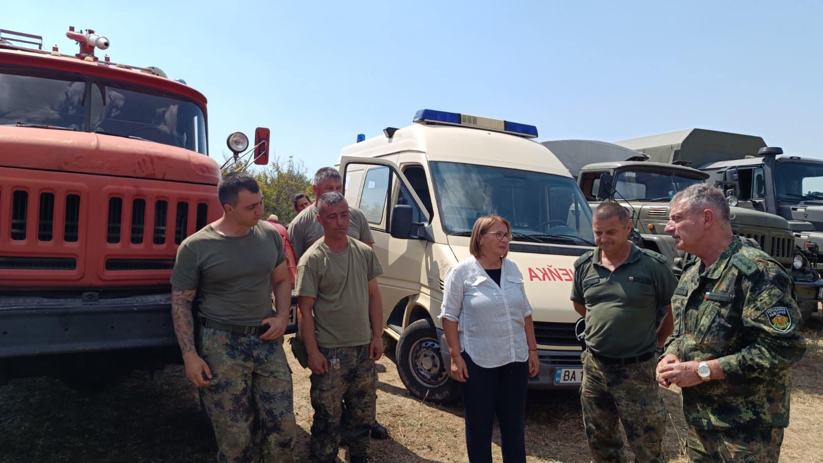 Мащабният пожар в Средна гора между общините Хисаря и Калояново