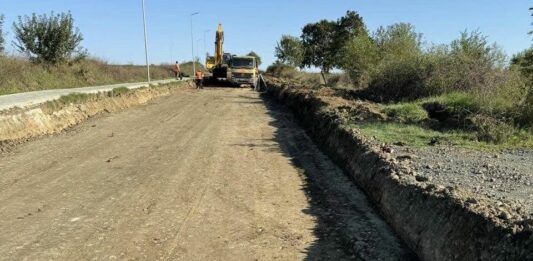 Ремонт на пътя между Царево и Лозенец