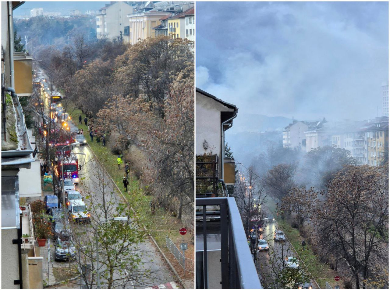 Пожар избухна в къща на бул Евлоги и Христо Георгиеви