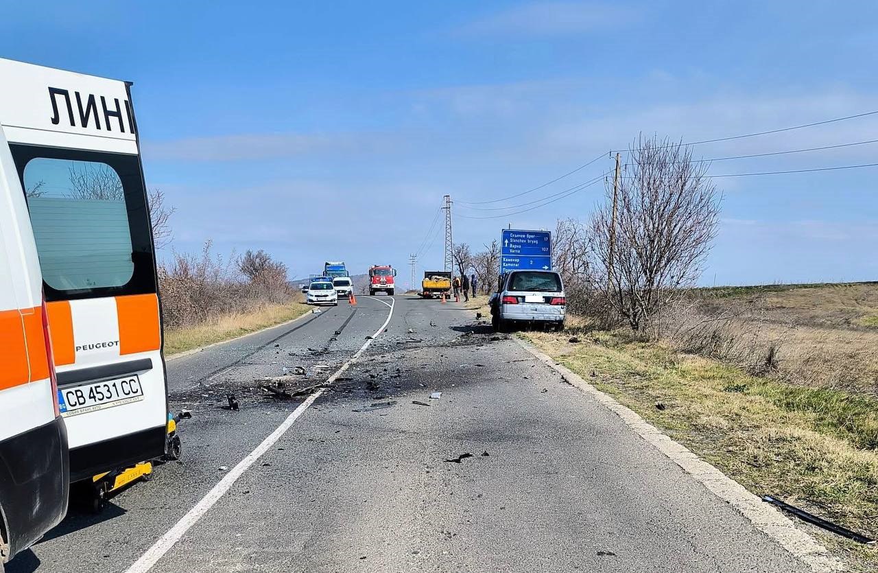 Катастрофа е станала малко по рано днес на пътя Бургас